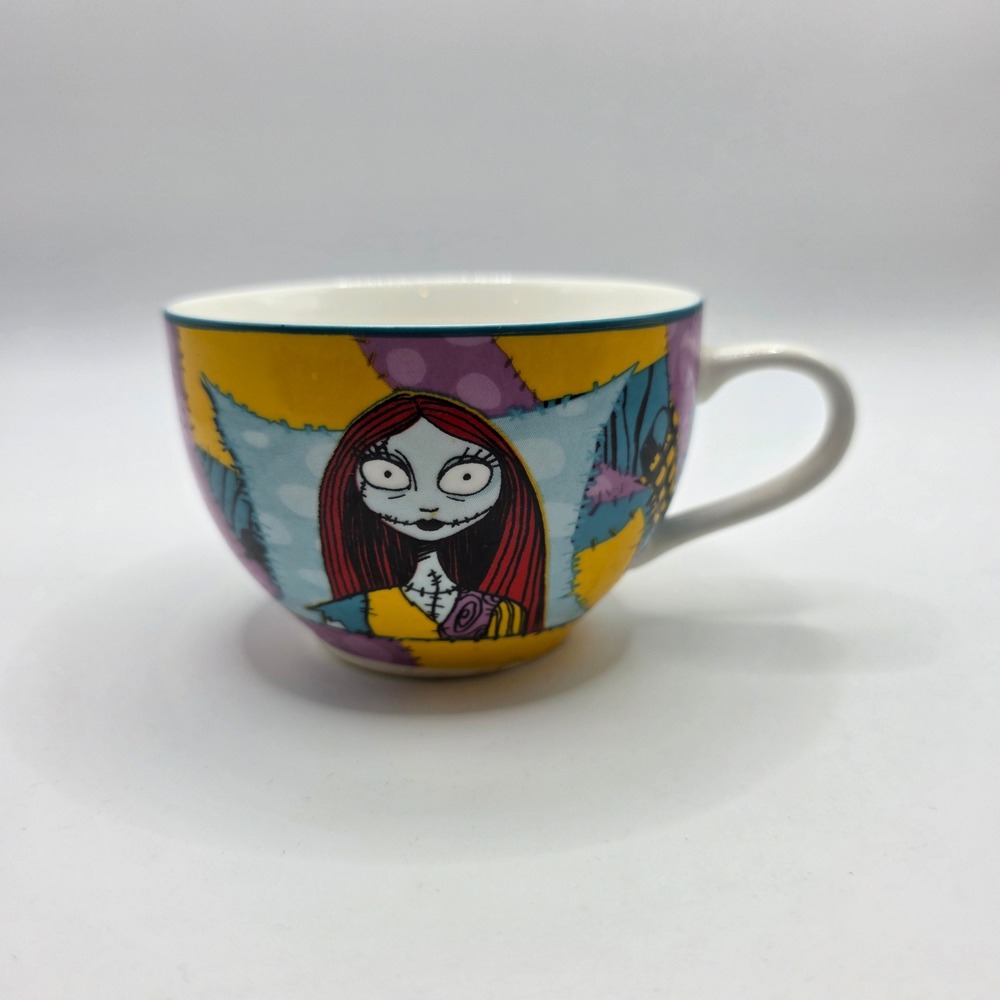 Disney Silver Buffalo Nightmare Before Christmas Sally Patchwork Mug 6.7oz